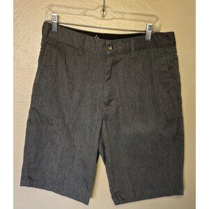 Volcom Frickin Too 10in Dark Gray Bermuda Shorts Size 32